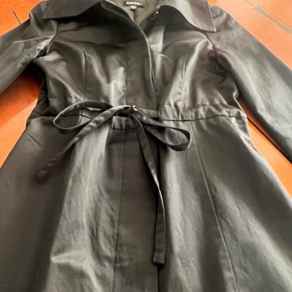 Bebe satin black coat - Picture 6 of 6